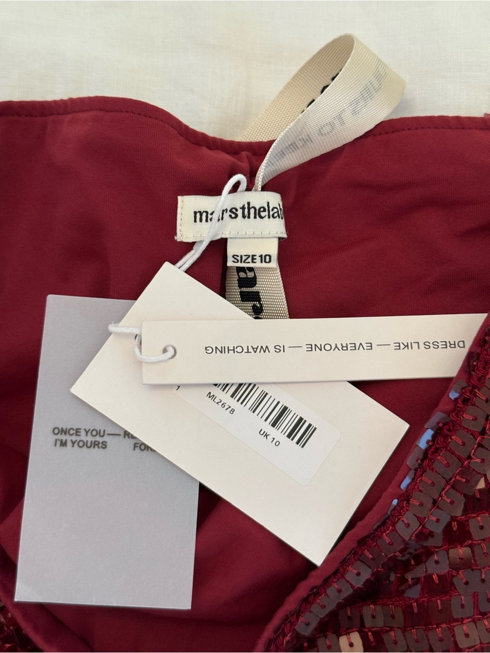 MARS THE LABEL THE NIA SEQUIN MAXI SKIRT SET IN WINE - Picture 8 of 14